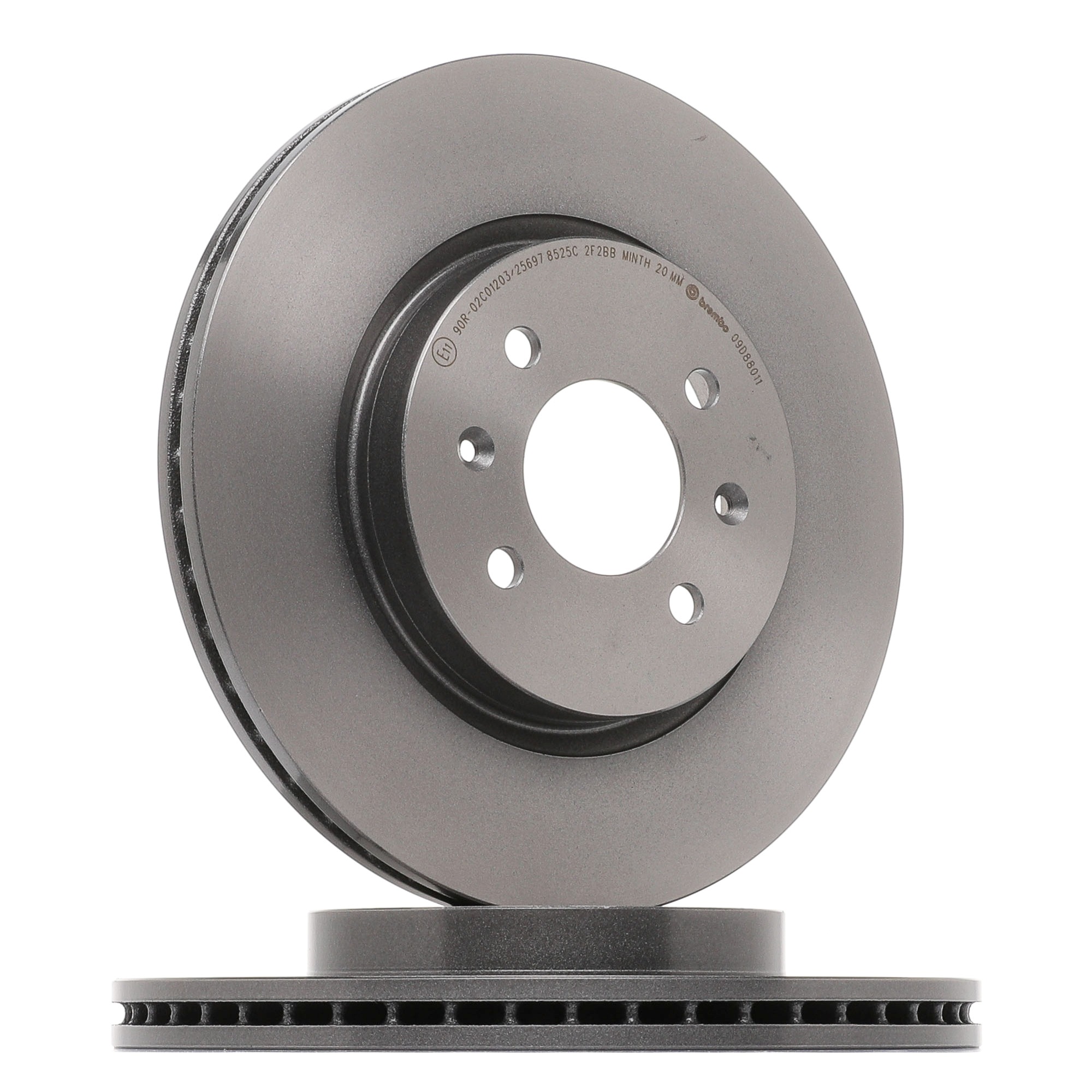 BREMBO 09D88011 Kia Rio YB sportremschijven