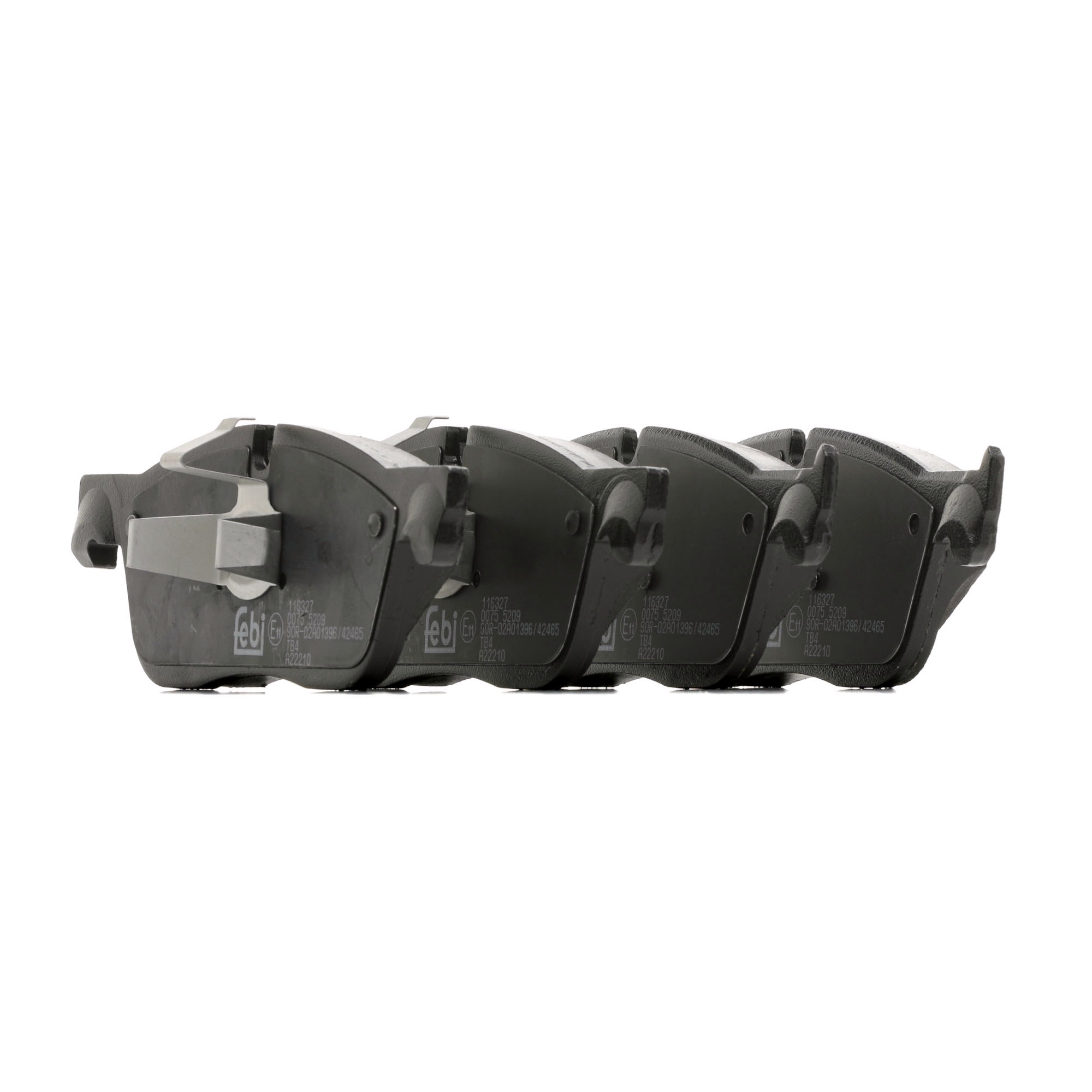 Juego de pastillas de freno LR090689 FEBI BILSTEIN 116327 LAND ROVER, JAGUAR, ROVER