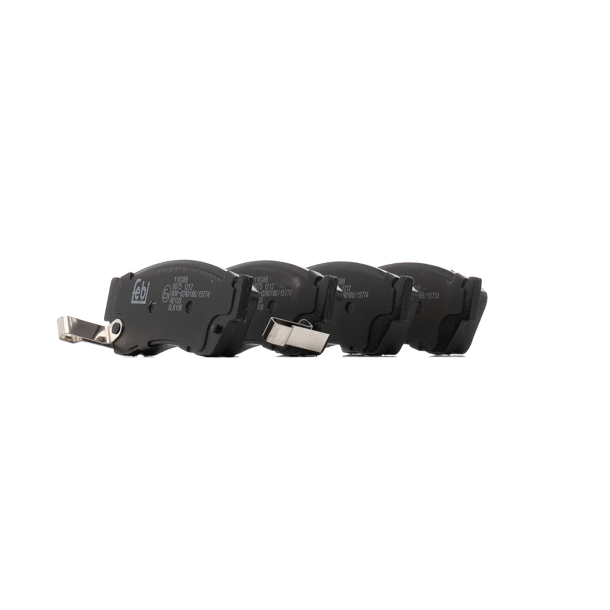 FEBI BILSTEIN D451-7331 Комплект накладки SUZUKI Alto IV (EF) цена задни и предни