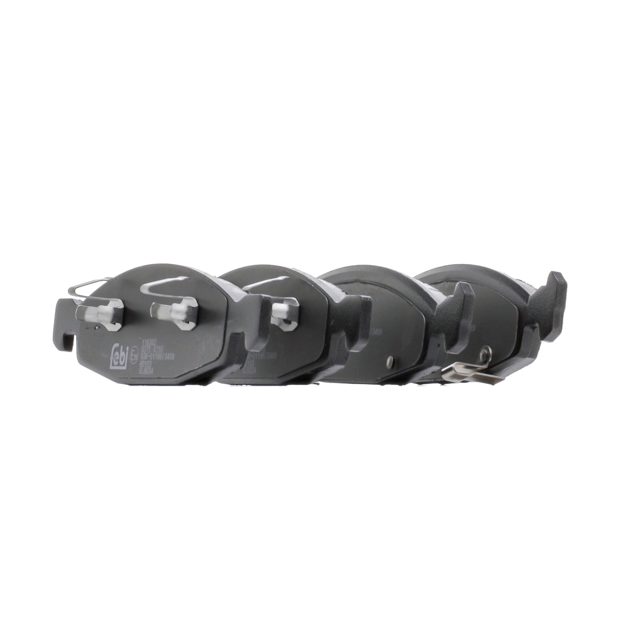 Комплект спирачно феродо, дискови спирачки 05018592AA FEBI BILSTEIN 116392 PEUGEOT, JEEP, ALFA ROMEO, CHRYSLER