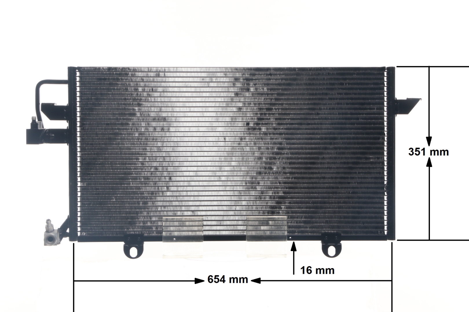 Légkondicionáló kondenzátor MAHLE ORIGINAL AC 157 000S