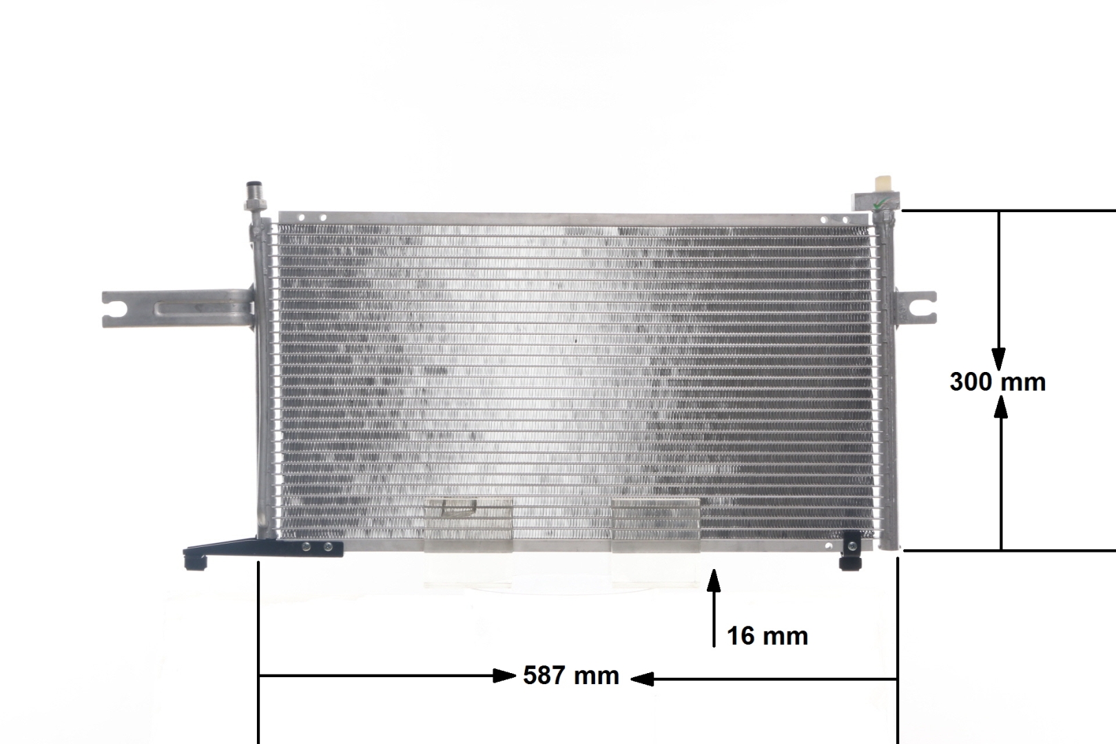 Klimakondensator AC 240 000S MAHLE ORIGINAL 9211050B00 NISSAN, VOLVO