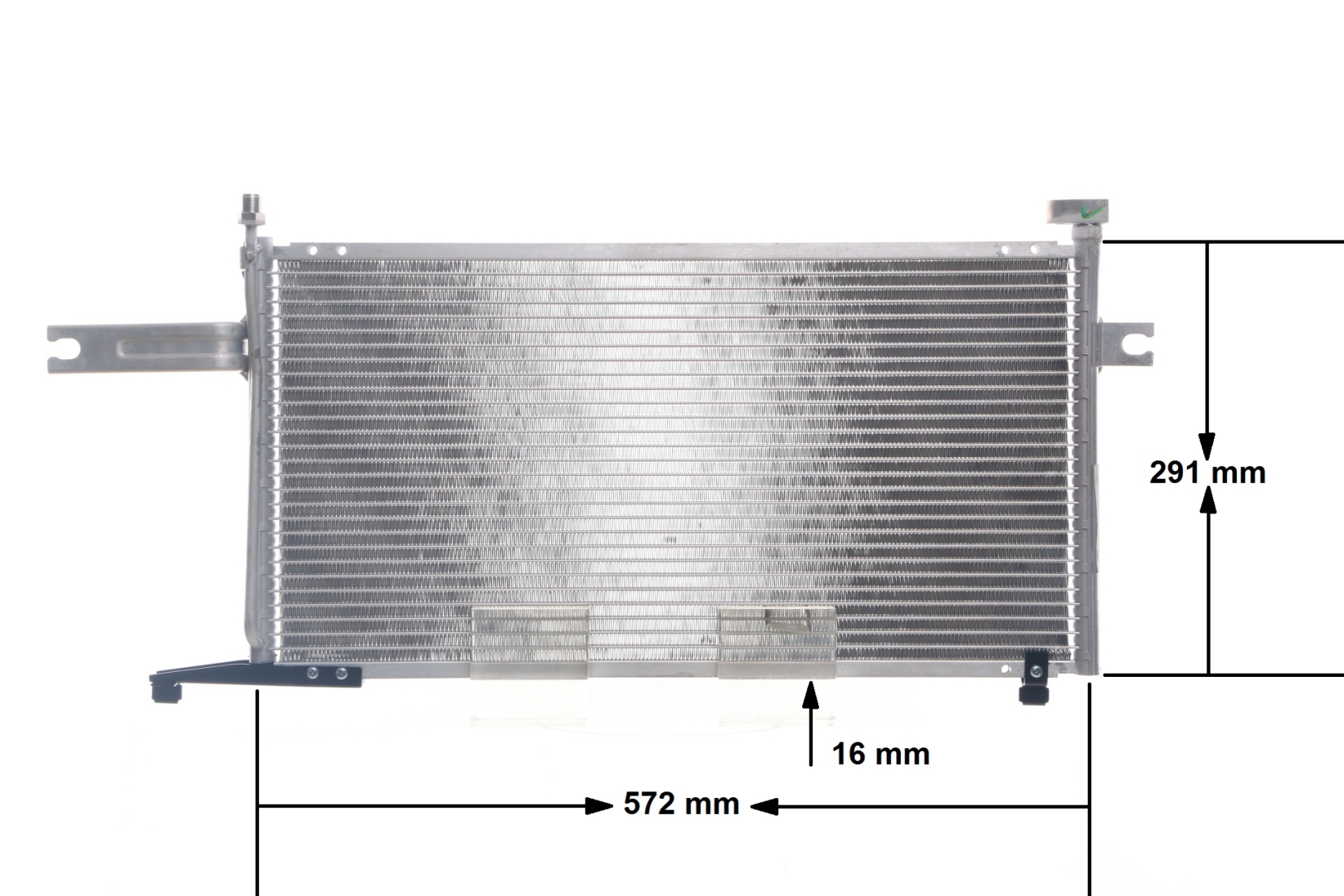 Klimakondensator AC 319 000S MAHLE ORIGINAL 921106F600 NISSAN, VOLVO