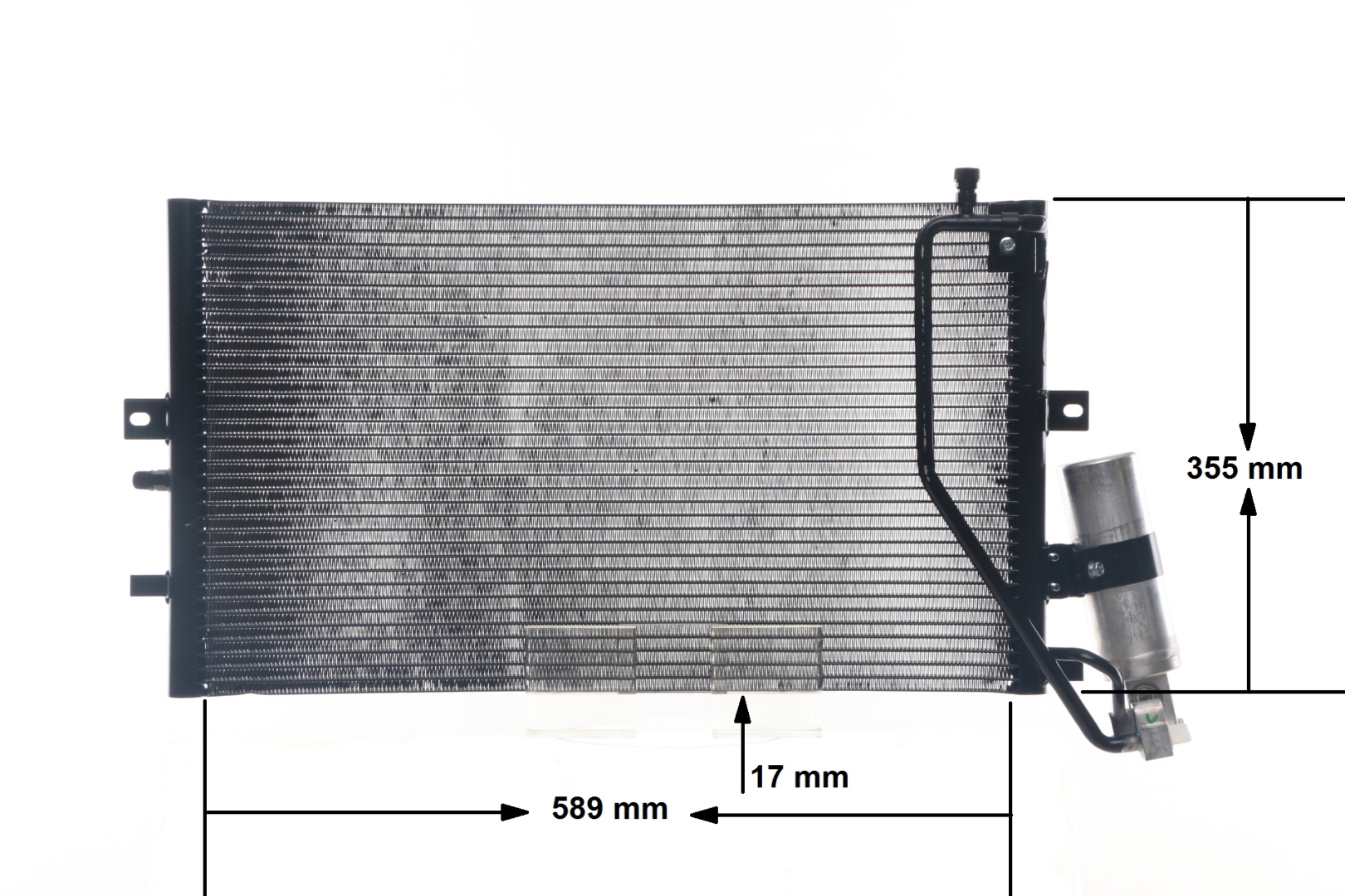 Klimakondensator AC 478 000S MAHLE ORIGINAL 12773283 VOLVO, SAAB
