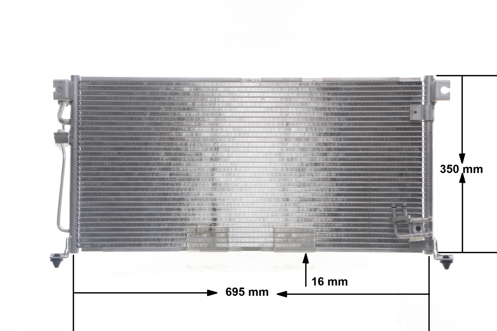 MAHLE ORIGINAL AC 485 000S Klimakondensator
