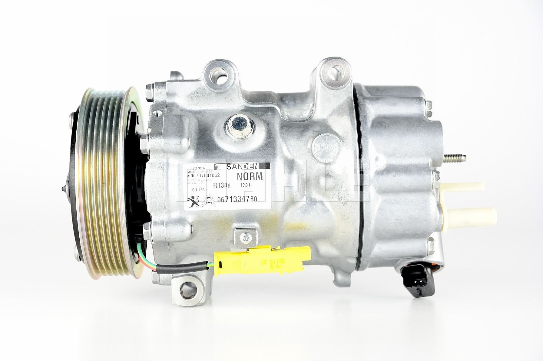 Klimakompressor ACP 1273 000P MAHLE ORIGINAL 6453RV FORD, PEUGEOT, CITROЁN, VOLVO