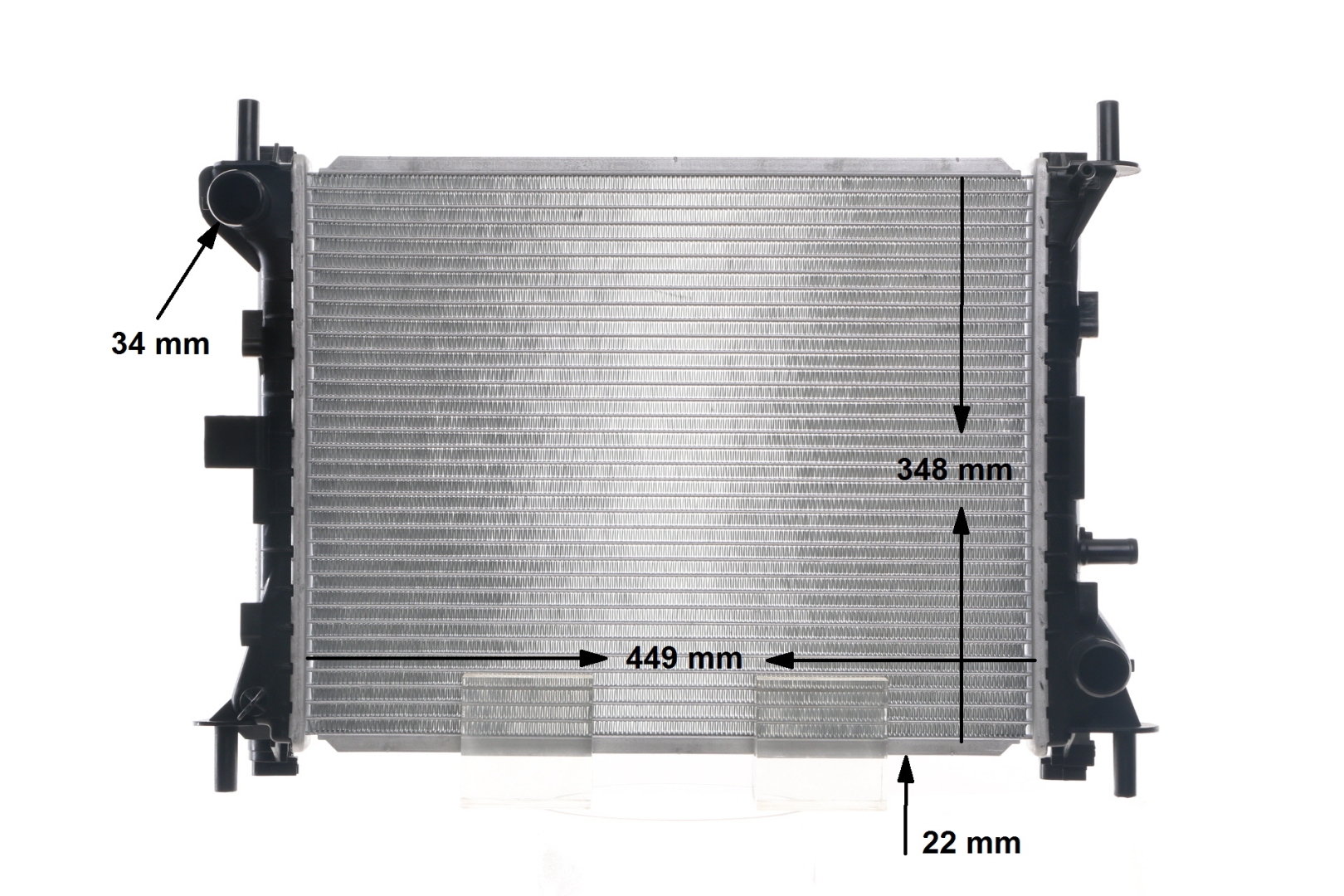 Chłodnica silnika MAHLE ORIGINAL CR 1136 000S