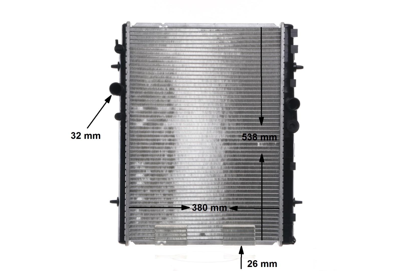 Radiateur du moteur 1330 V3 MAHLE ORIGINAL CR1144000S PEUGEOT, VOLKSWAGEN, CITROЁN, FORD, VOLVO