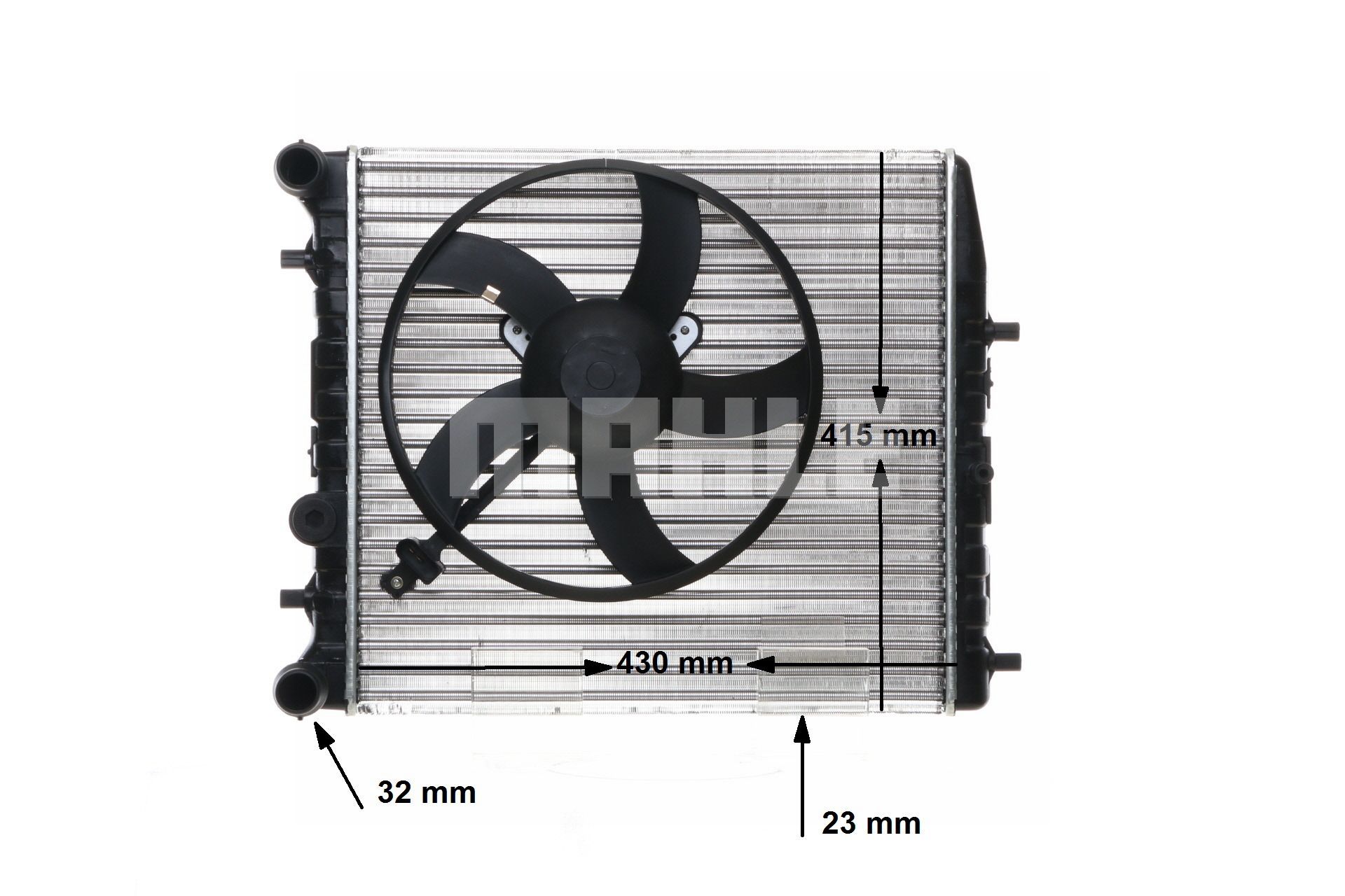 MAHLE ORIGINAL 376704601 Radiateur de refroidissement SKODA FABIA 1.0 Essence 50 CV