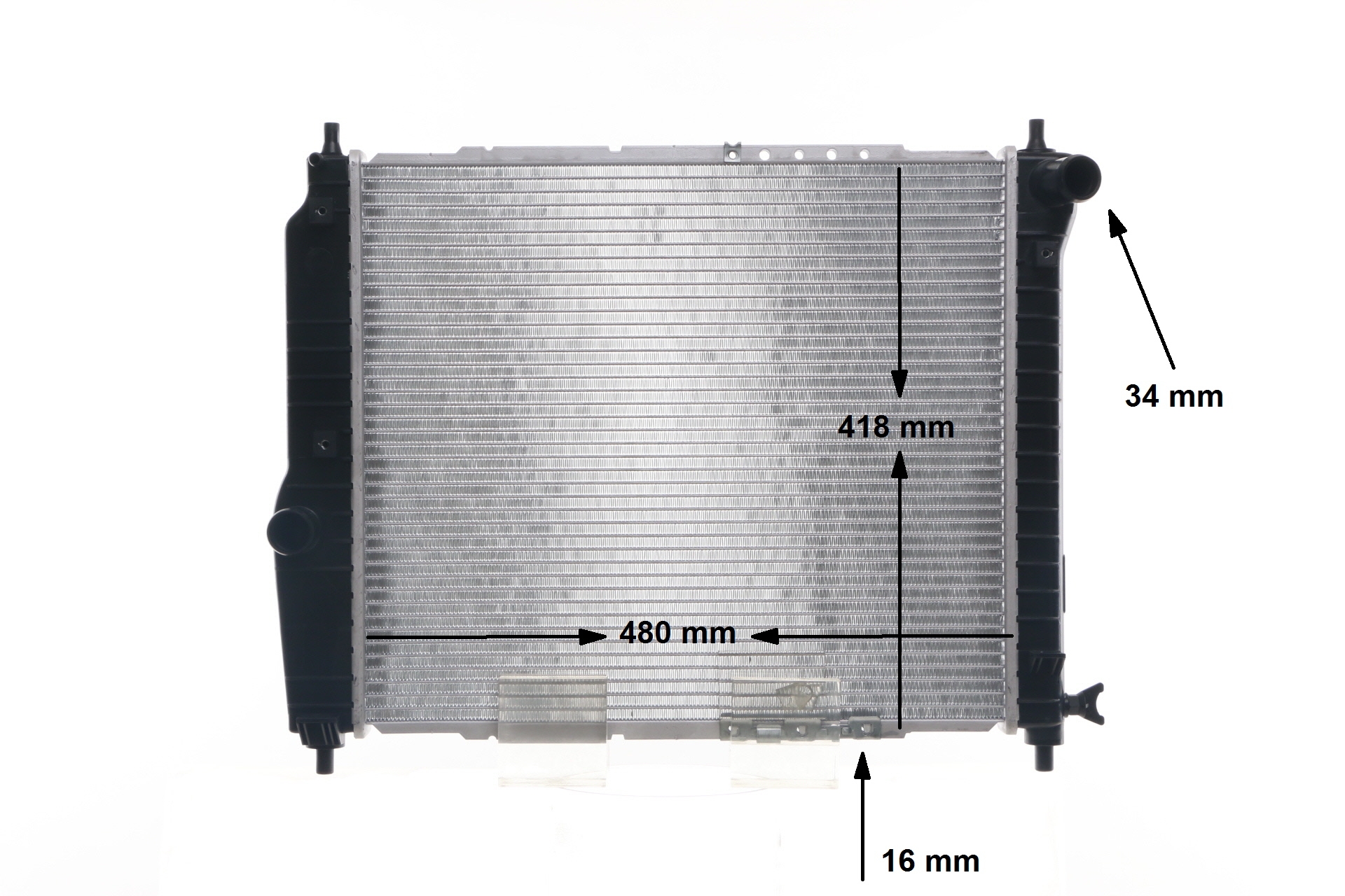 Kühler, Motorkühlung CR 1309 000S MAHLE ORIGINAL P96536523 VOLVO, CHEVROLET, DAEWOO, GMC