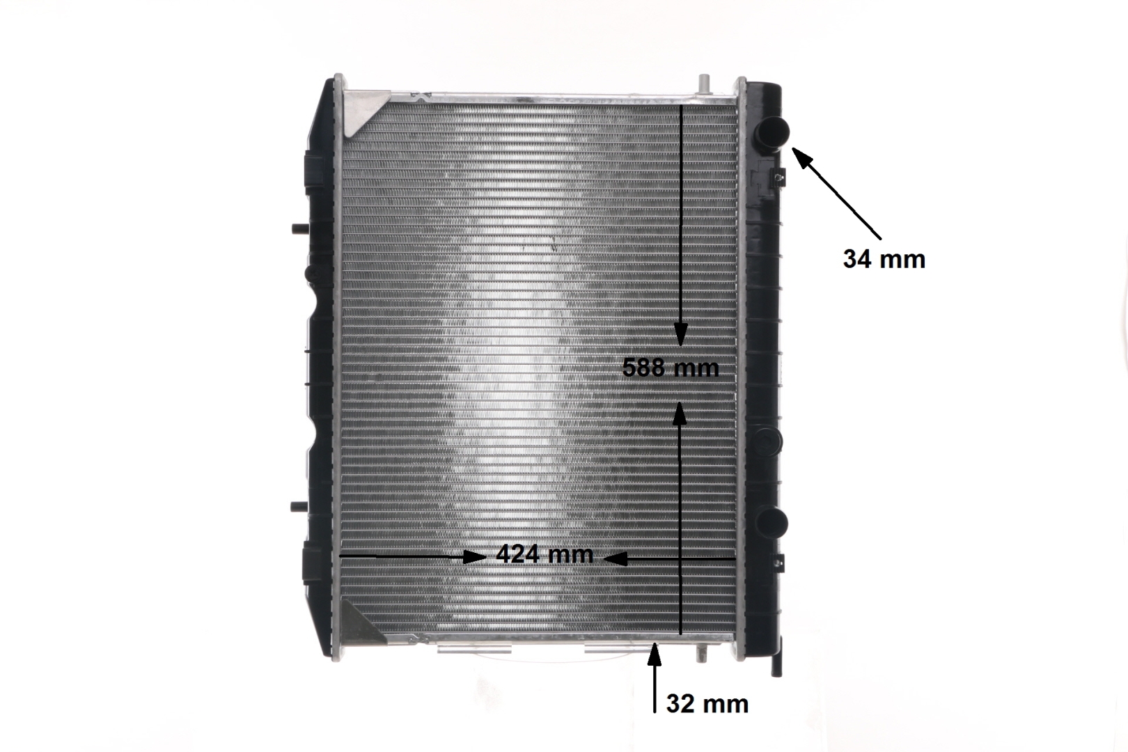 376705621 MAHLE ORIGINAL CR137000S Радиатор Frontera Mk1 (A) SUV (U92) цена