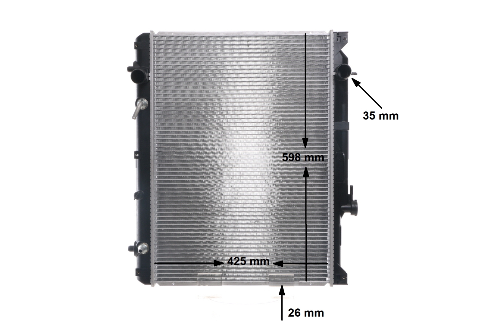 Kühler, Motorkühlung CR 1515 000S MAHLE ORIGINAL 1770052D10 VOLVO, SUZUKI