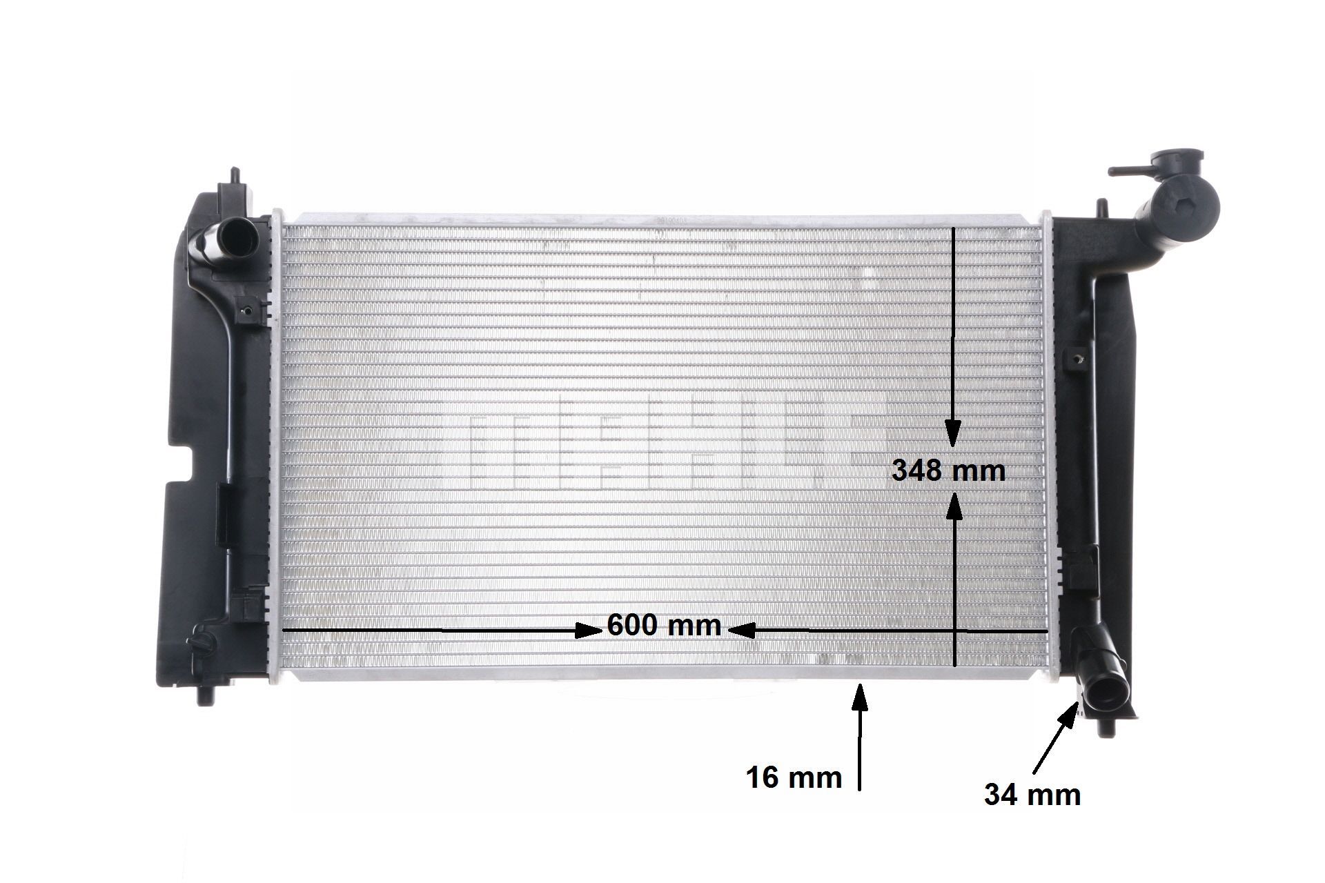 Radiador de água MAHLE ORIGINAL CR 1526 000S