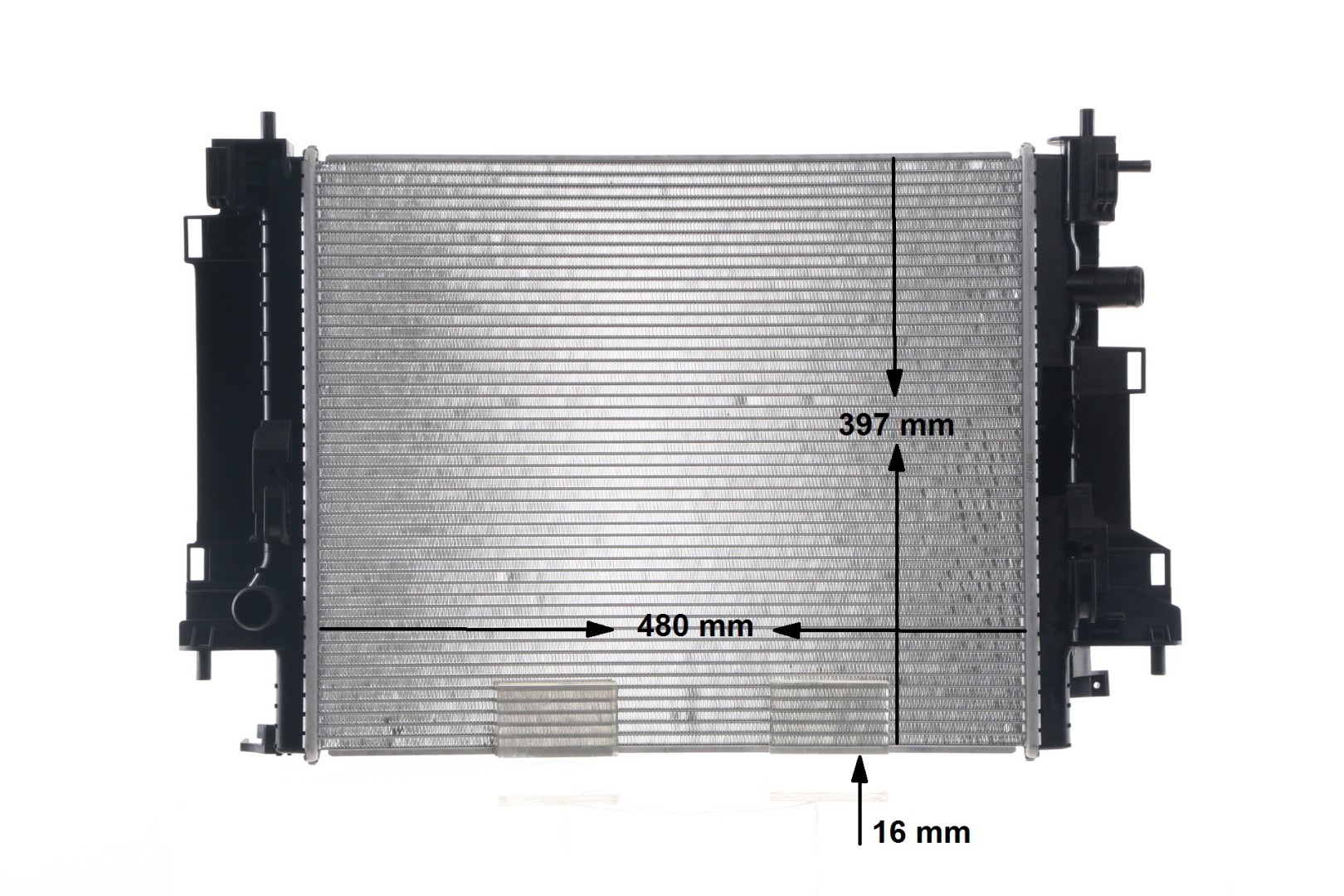 Kühler, Motorkühlung CR 2242 000S MAHLE ORIGINAL 214105514R MERCEDES-BENZ, RENAULT, SMART, LADA