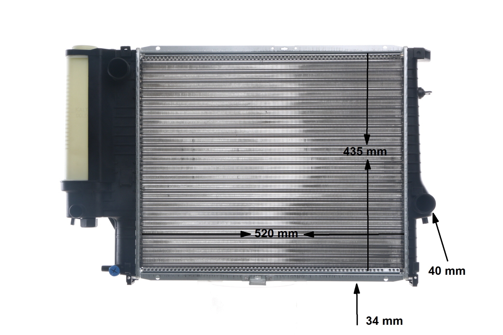 Радиатор, охлаждане на двигателя 1.737.757 MAHLE CR336001S BMW, VOLVO