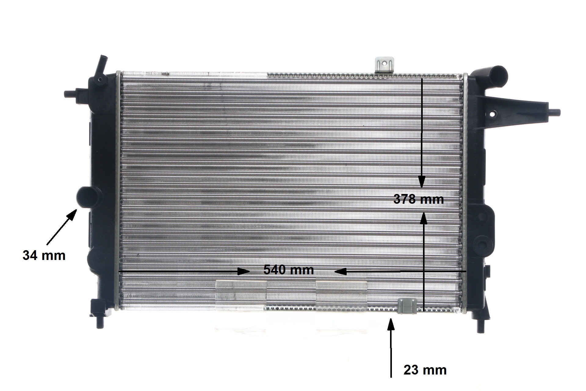 Engine radiator 1300 084 MAHLE ORIGINAL CR437000S VAUXHALL, VOLVO, HONDA, HYUNDAI, OPEL