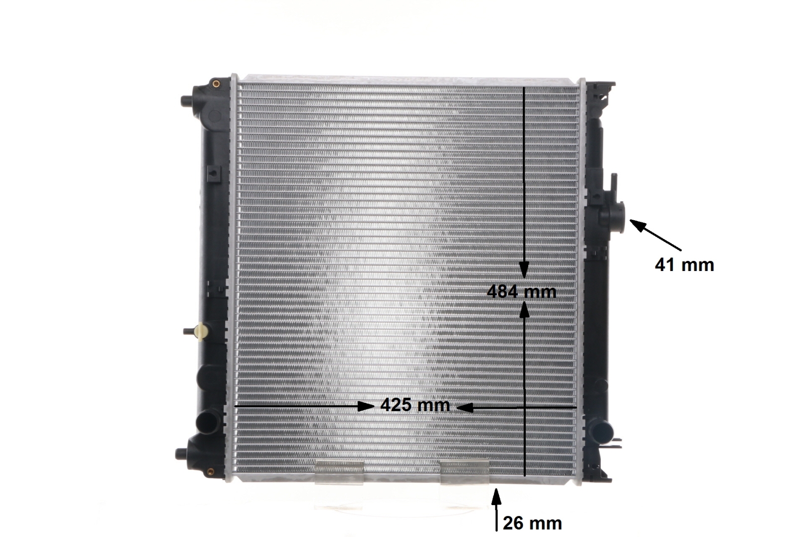Kühler, Motorkühlung CR 466 000S MAHLE ORIGINAL 1770086C01 TOYOTA, VOLVO, SUZUKI