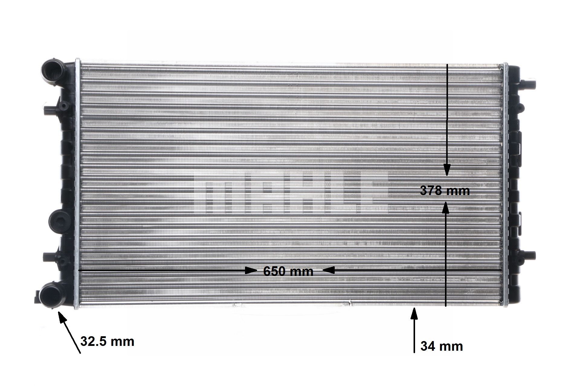 Ψυγείο νερού MAHLE ORIGINAL CR 477 001S