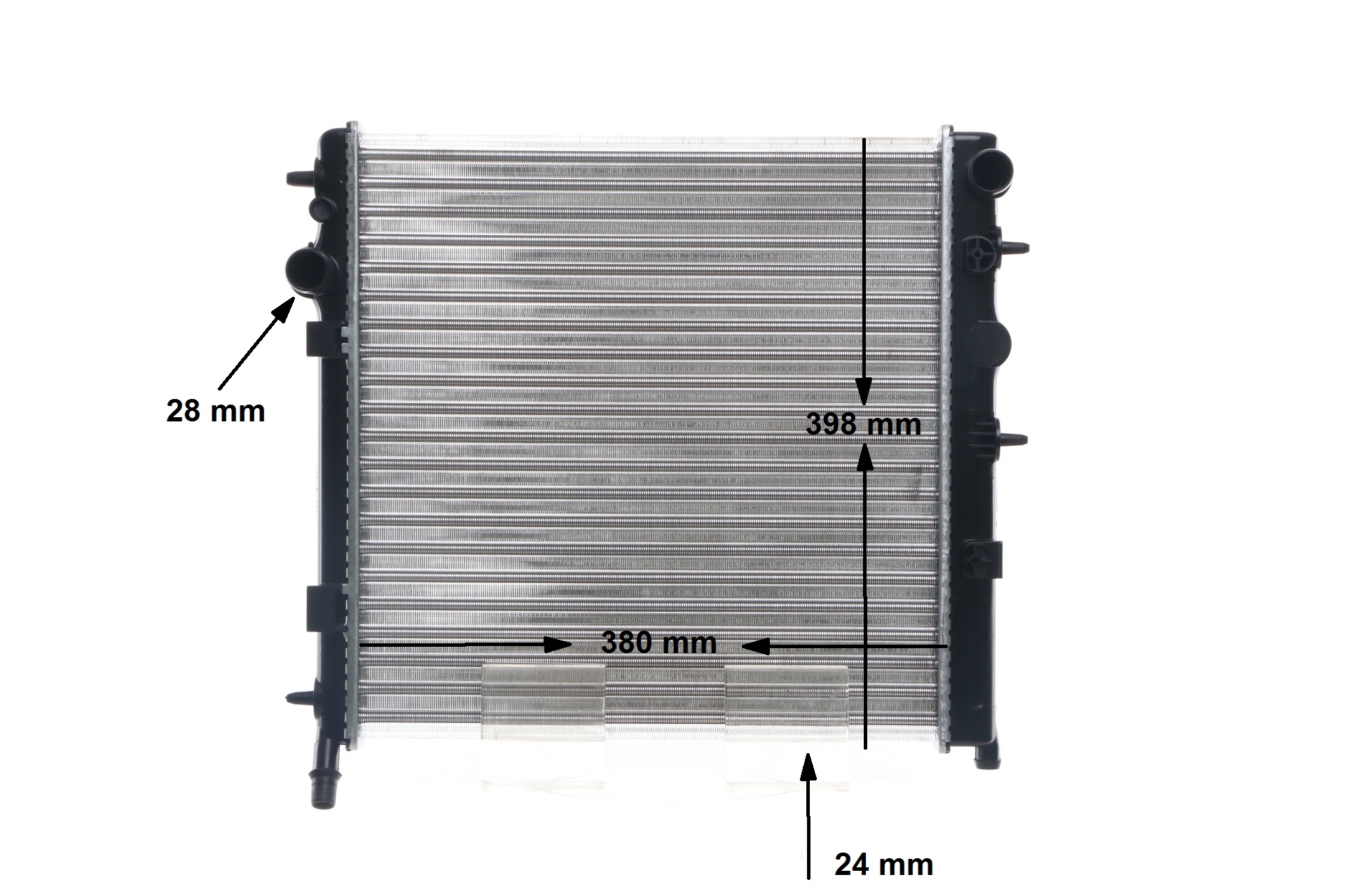 8MK 376 718-625 Moottorin jäähdytin MAHLE ORIGINAL Citroen hinta