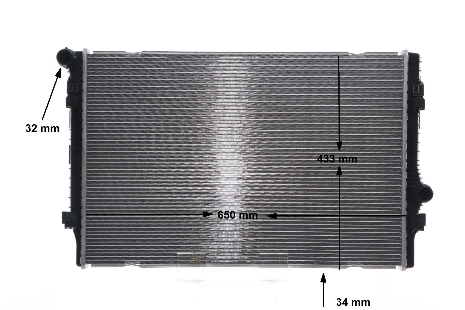 MAHLE ORIGINAL CR 811 000S Kühler, Motorkühlung
