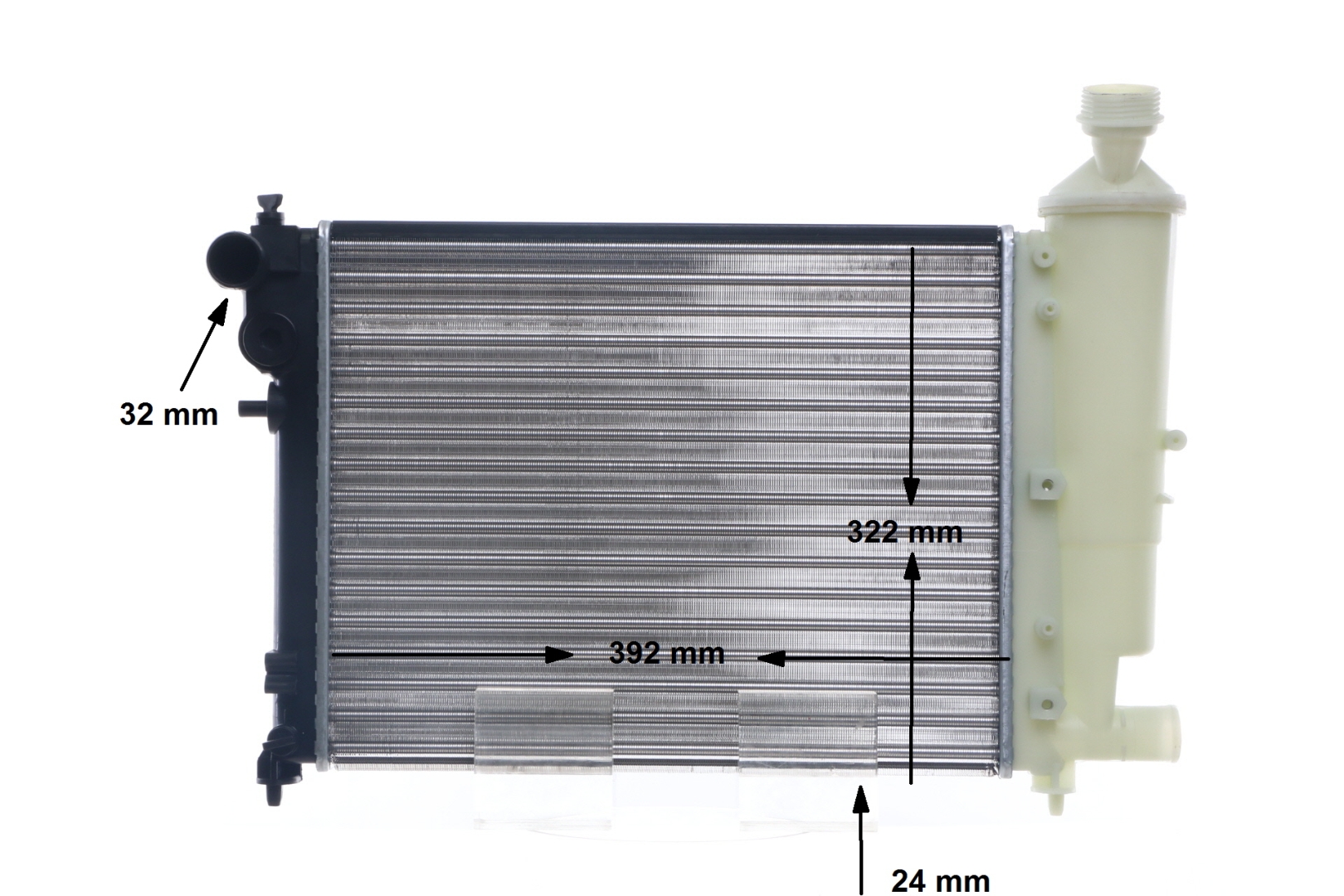 Radiateur du moteur 1330A6 MAHLE ORIGINAL CR90000S VOLKSWAGEN, PEUGEOT, FORD, CITROЁN, FIAT