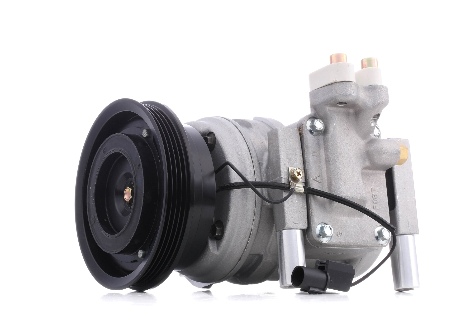 RIDEX 447K0458 Компресор за климатик ремъчна шайба-Ø: 123mm, брой на каналите: 4