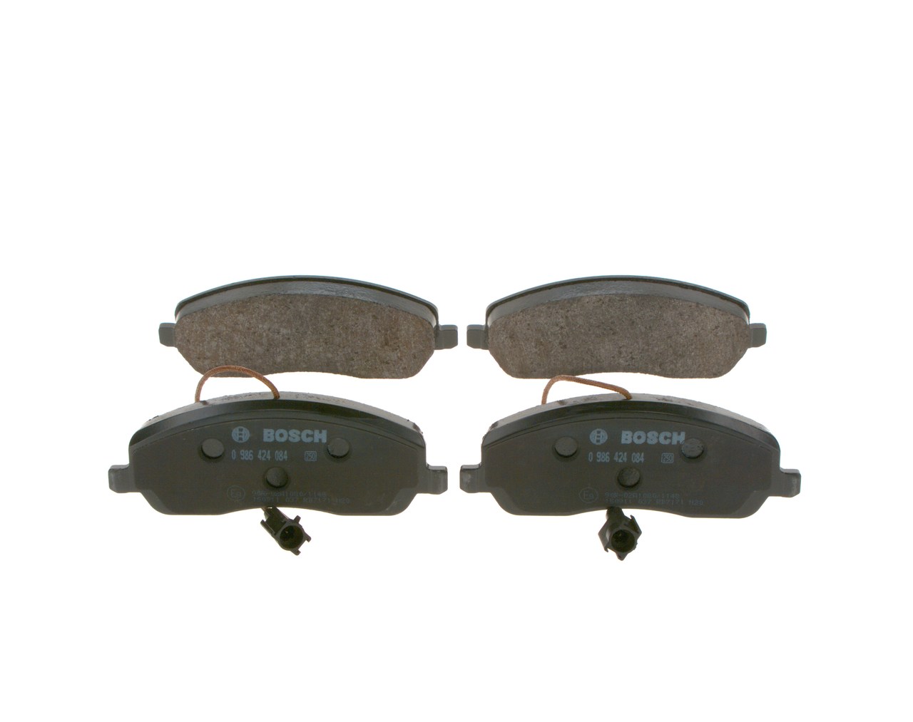 Plaquettes de frein 24278 BOSCH 0986424084 VOLKSWAGEN, PEUGEOT, CITROЁN