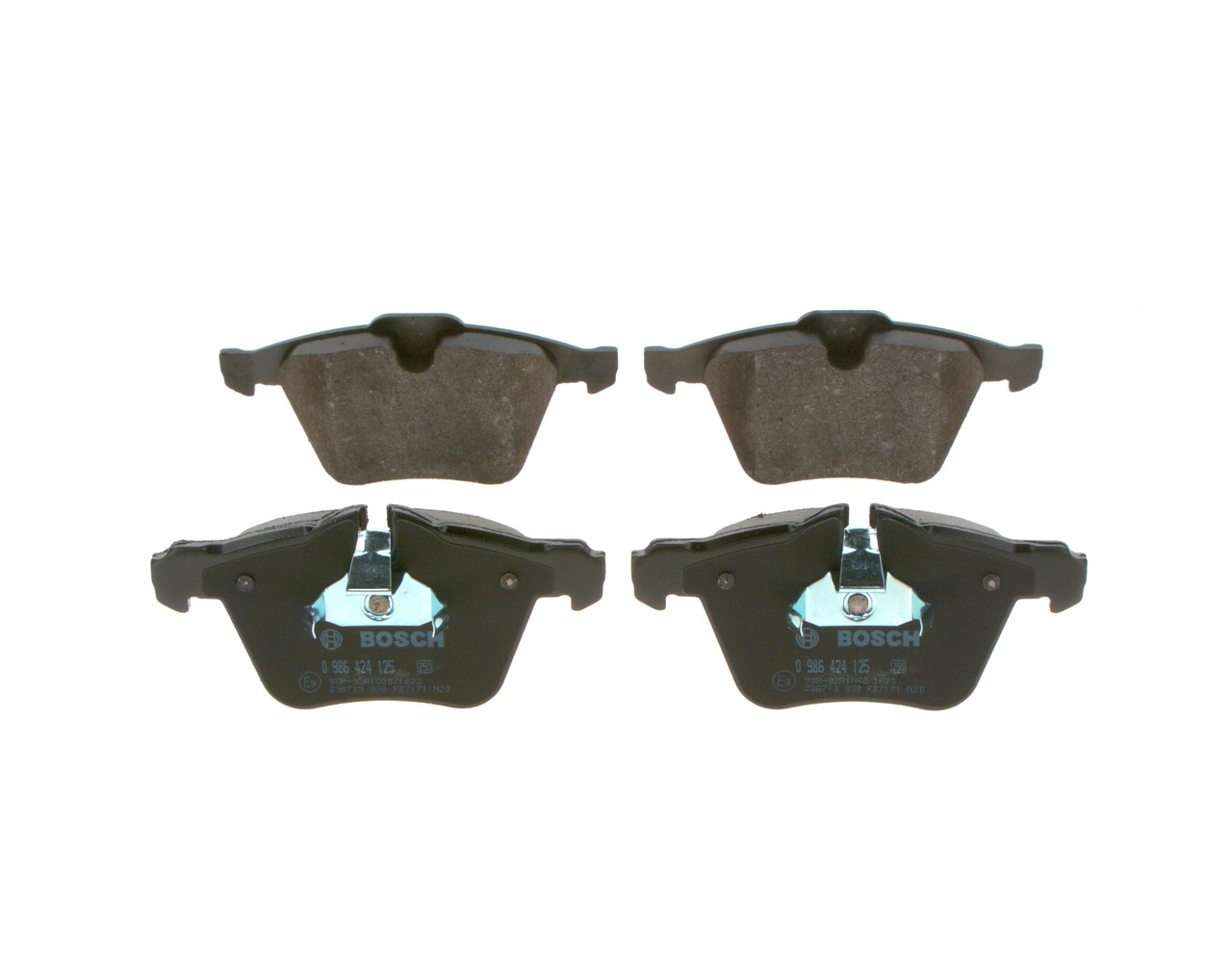 Bremsbeläge 0 986 424 125 BOSCH C2D23150 JAGUAR