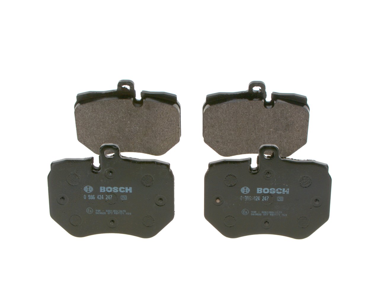 Remblokken 4F0 698 151E BOSCH 0986424247 VOLKSWAGEN, AUDI, SKODA, SEAT