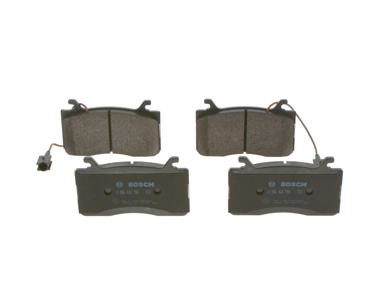 Bremsbeläge 0 986 424 390 BOSCH 22094 VW