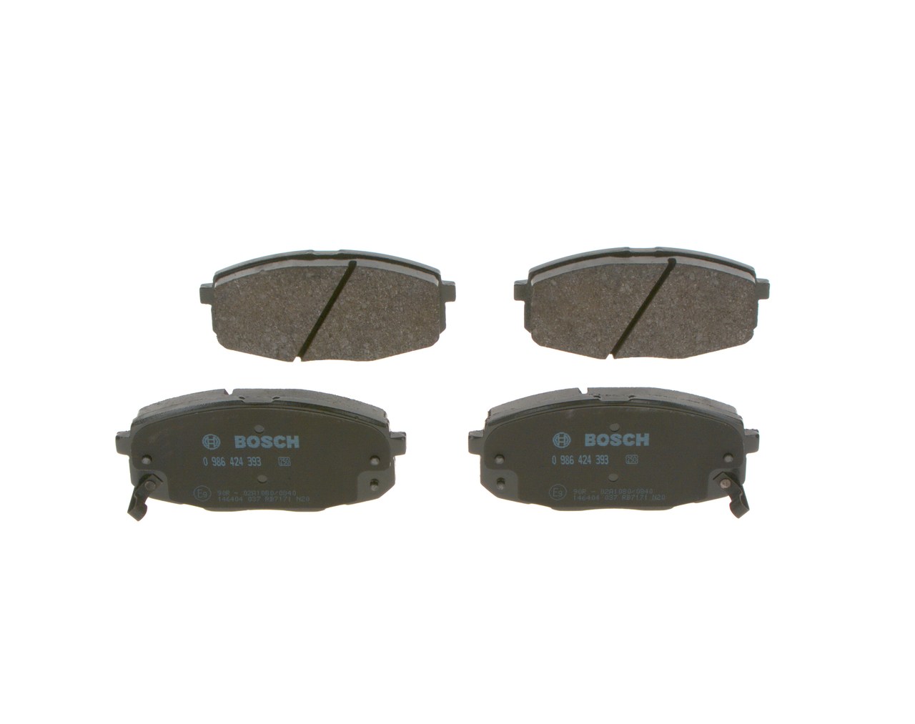 Bremsbeläge 0 986 424 393 BOSCH 58101M0A00 HYUNDAI, KIA