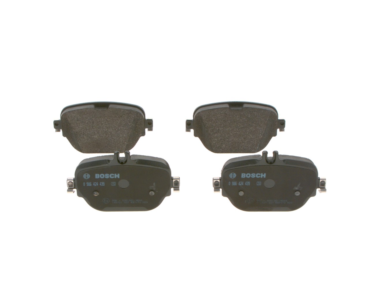 Bremsbeläge 0 986 424 439 BOSCH A0004208900 MERCEDES-BENZ