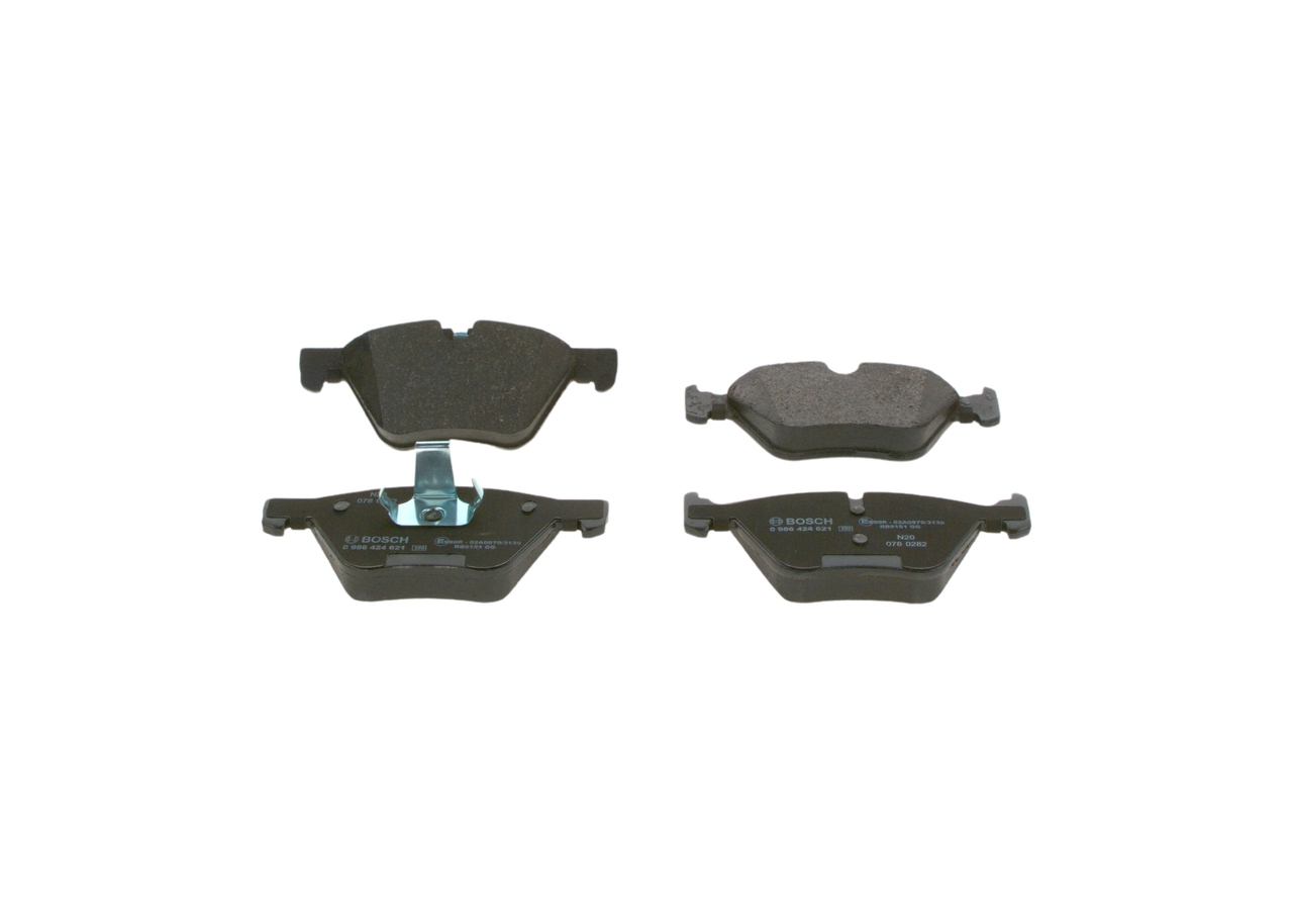 Комплект спирачно феродо, дискови спирачки 34 11 2 288 880 BOSCH 0986424621 BMW