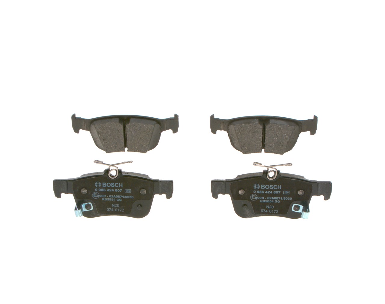 BP2420 BOSCH 0986424807 Накладки Honda Civic 10 цена предни и задни