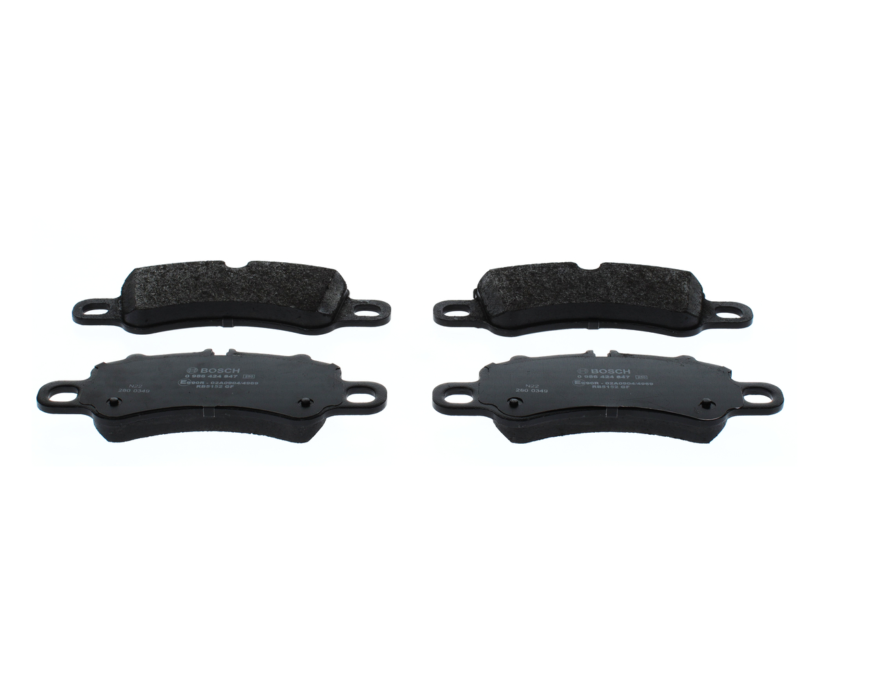 Bremsbeläge 0 986 424 847 BOSCH 992698075F PORSCHE