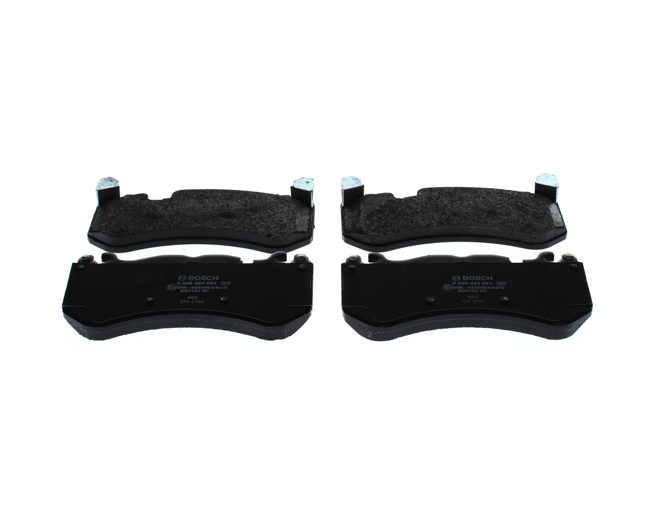 Bremsbeläge 0 986 424 861 BOSCH A0004209100 MERCEDES-BENZ