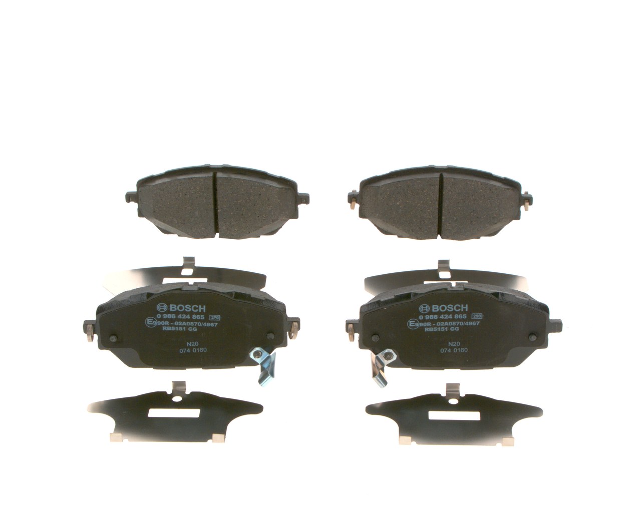 BP2488 BOSCH 0986424865 Накладки TOYOTA C-HR 2019 цена