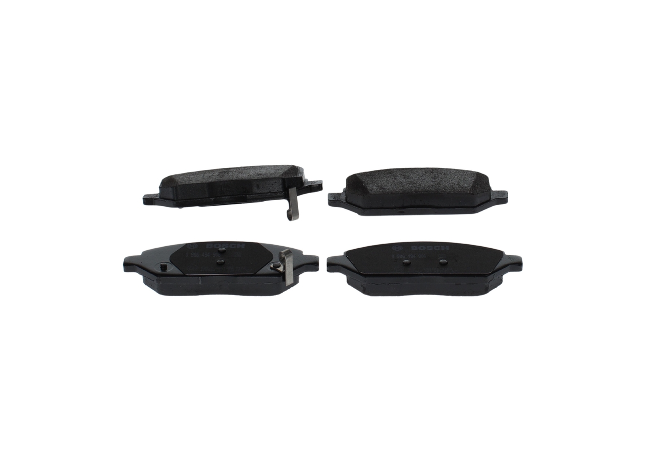 Комплект спирачно феродо, дискови спирачки 42 439 338 BOSCH 0986494906 OPEL, PEUGEOT, CITROЁN, VAUXHALL