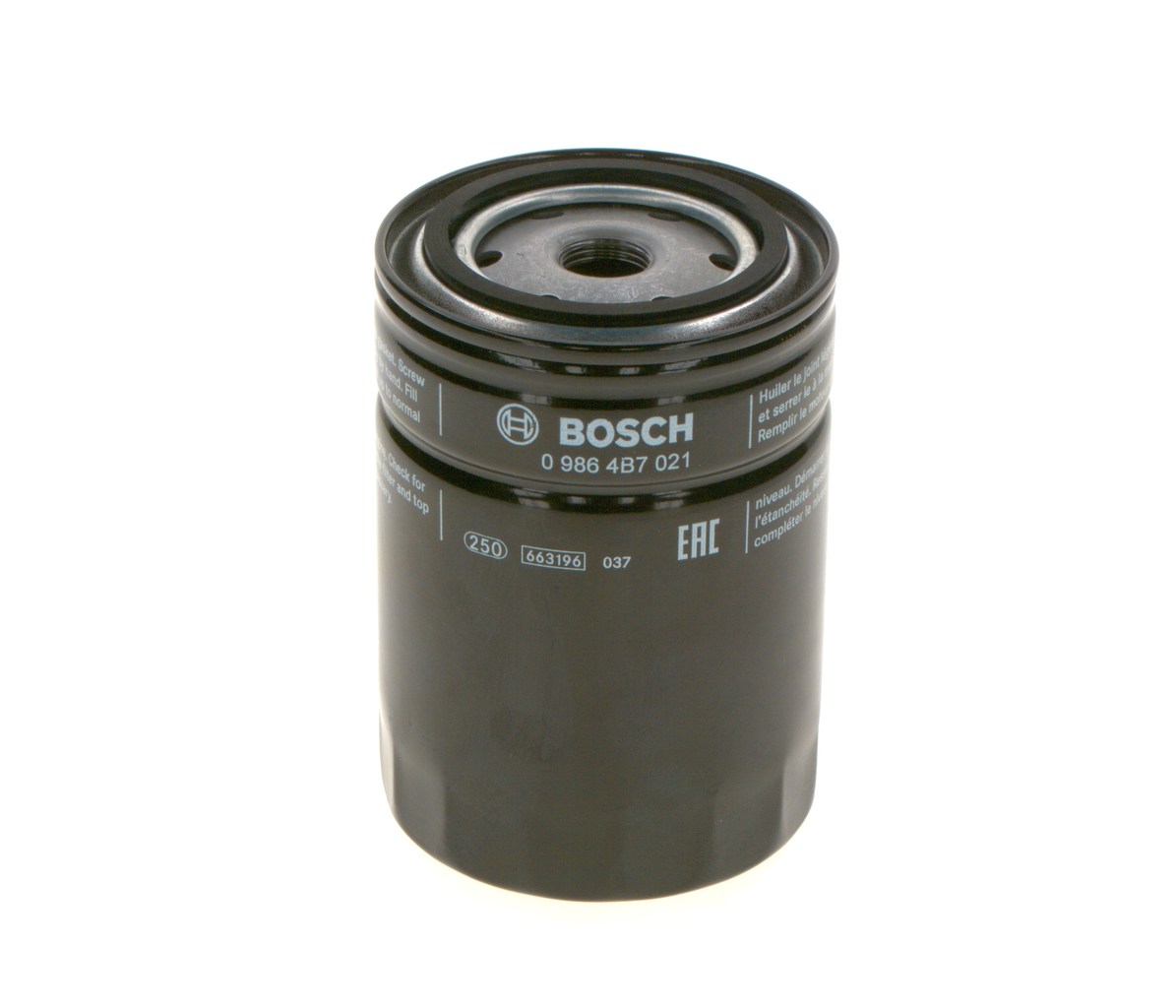 Ölfilter 0 986 4B7 021 BOSCH 1213439 FORD, FIAT, NISSAN, FORD USA, AUTO UNION