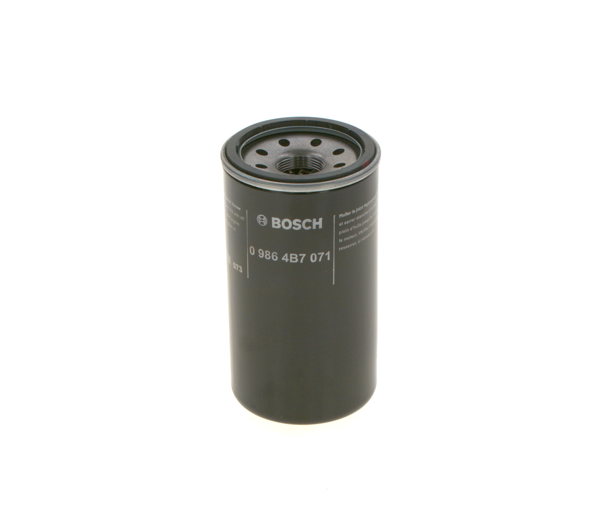 BOSCH 0 986 4B7 071 Filtro olio Ø: 82,4mm, Diametro interno 2: 67,9mm, Alt.: 153mm