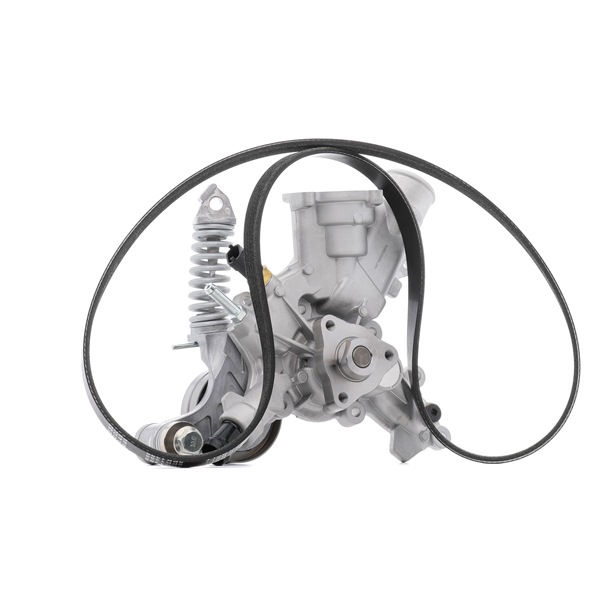 Wasserpumpe + Keilrippenriemensatz 4172P0024 RIDEX 93182241 OPEL, CHEVROLET, VAUXHALL, GMC