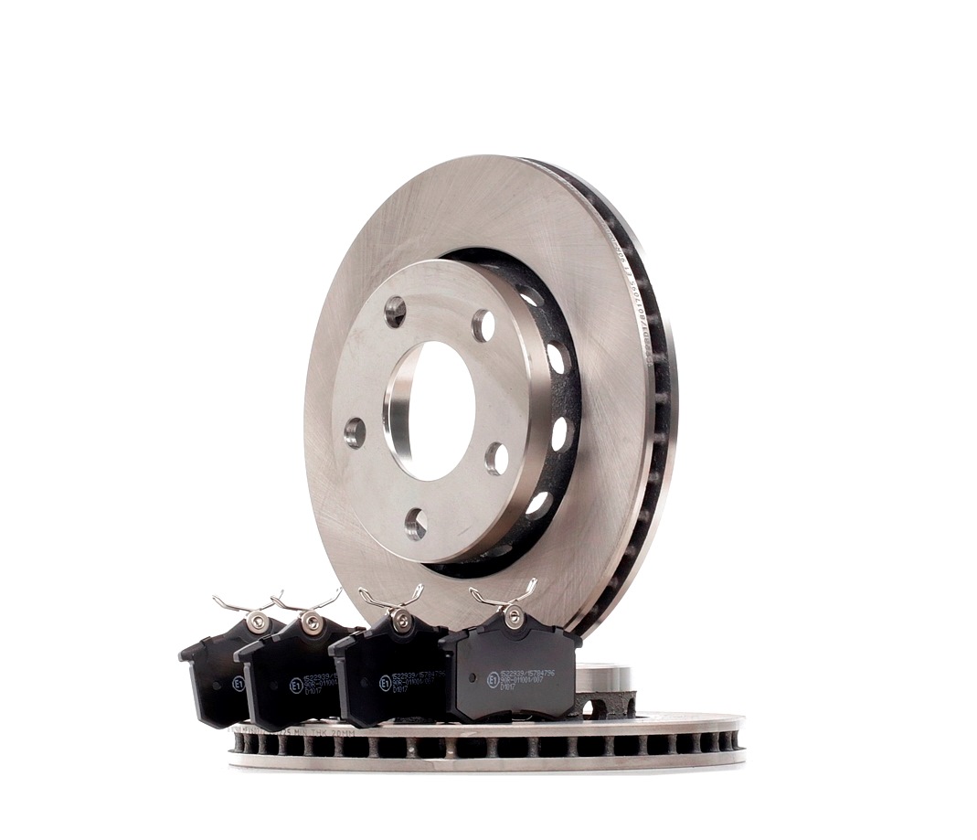 Спирачен комплект, дискови спирачки 3B0 615 601 B RIDEX 3405B0412 VW, AUDI, SKODA, SEAT
