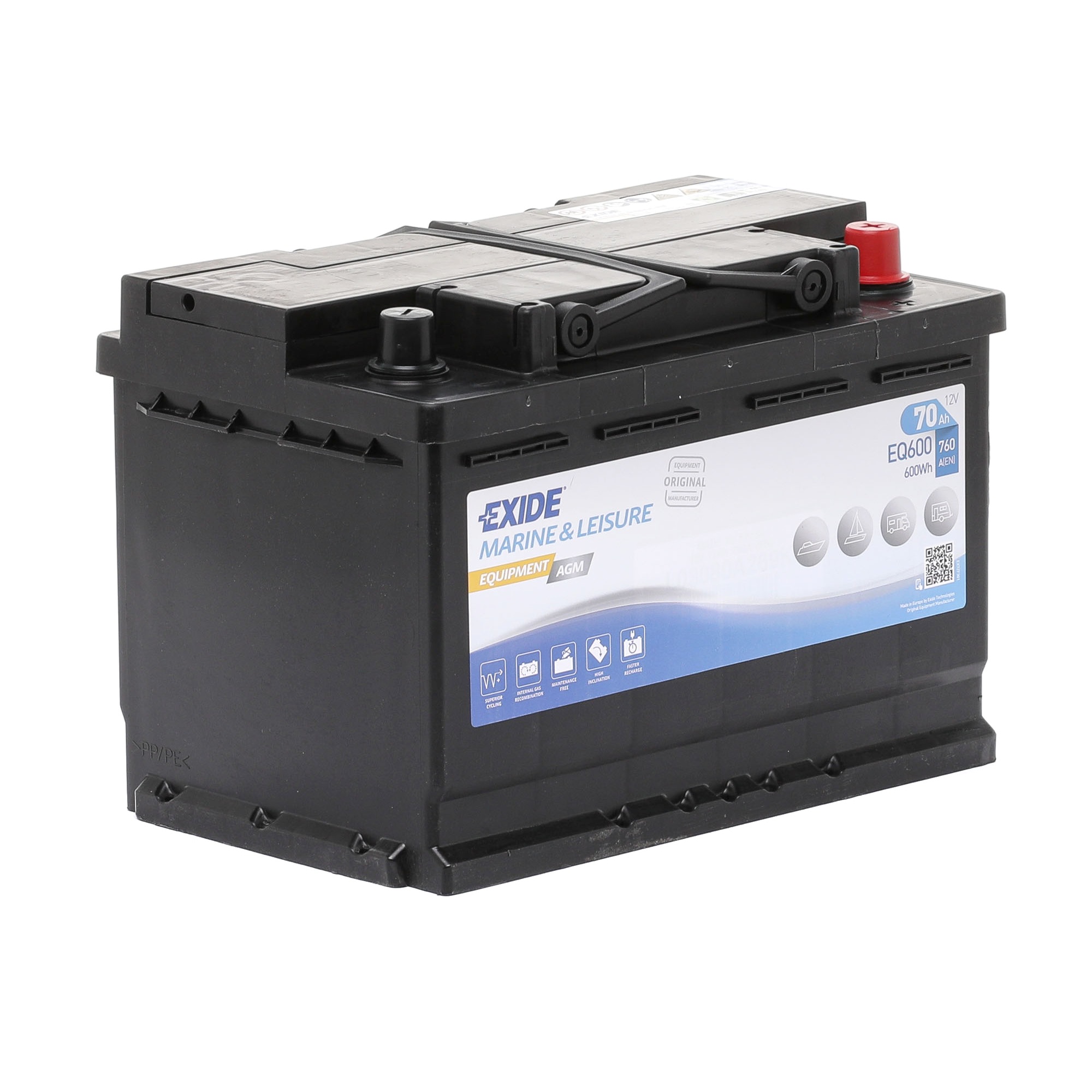 EXIDE EQ600 Batterie AUDI A3 S3 2.0 quattro 290 PS Benzin