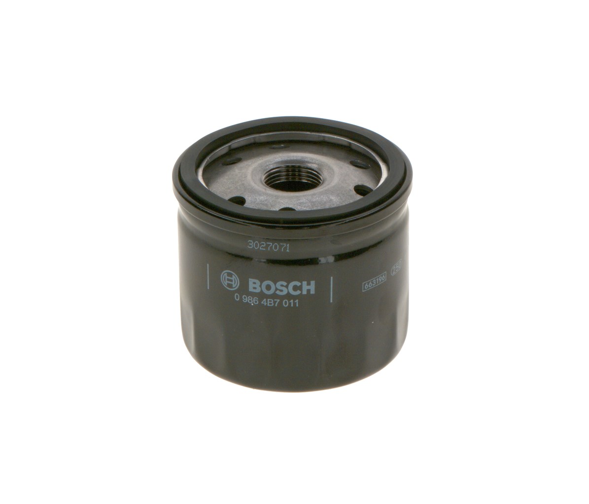 Ölfilter 0 986 4B7 011 BOSCH 1651084A12 NISSAN, SUZUKI, DACIA, BEDFORD