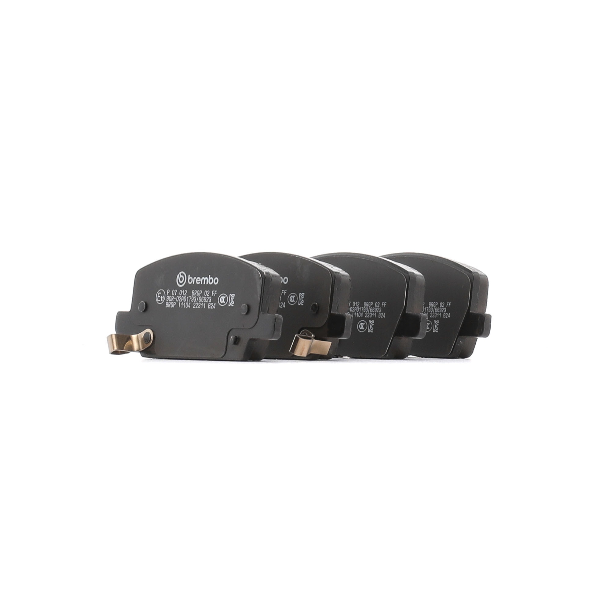Kit de plaquettes de frein, frein à disque BREMBO P 07 012 évaluation