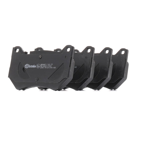 Plaquettes de frein 80A 698 151H BREMBO P85177 VOLKSWAGEN, AUDI, SKODA, SEAT