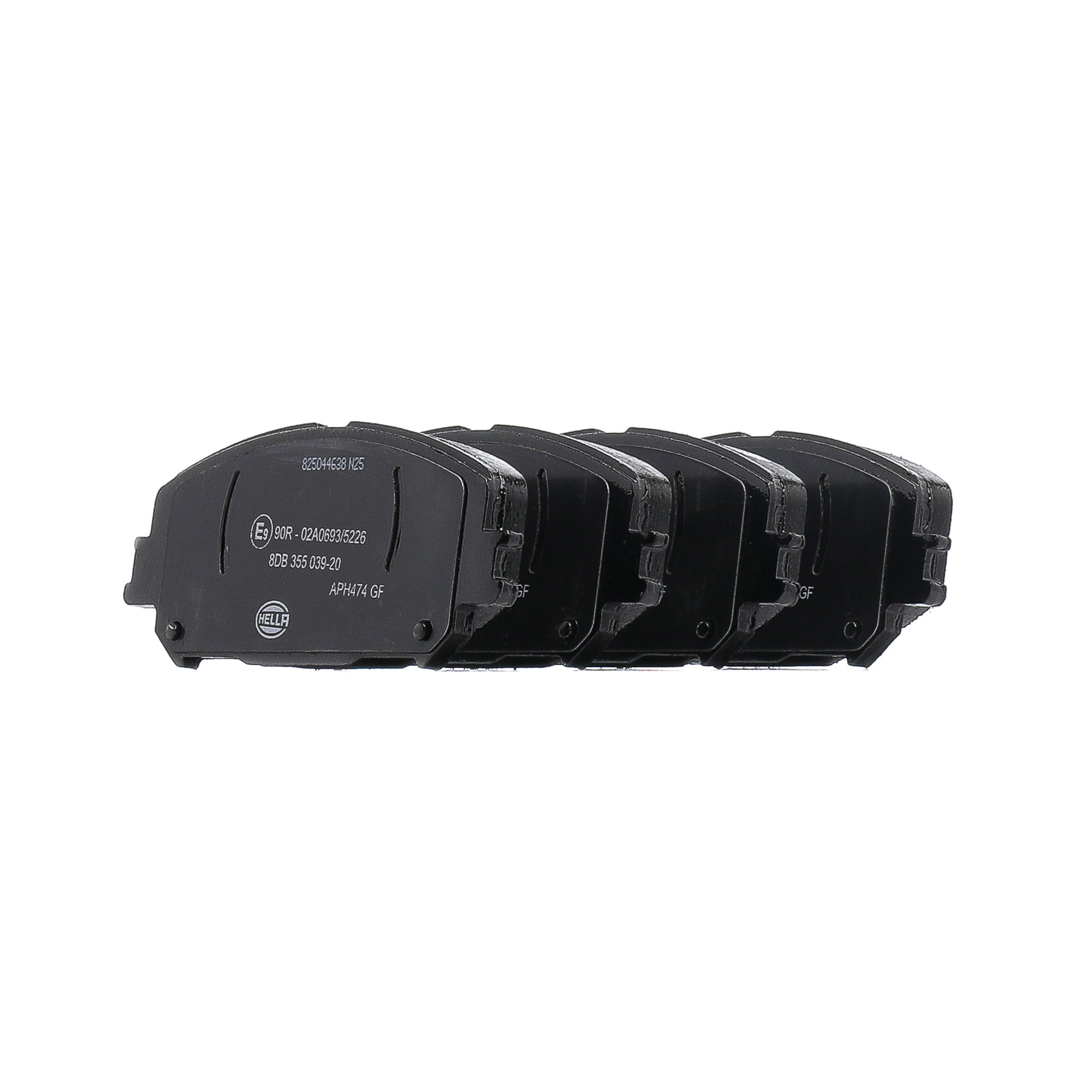 OEN 88VB4826AA Pastilhas de travão HELLA 8DB 355 039-201