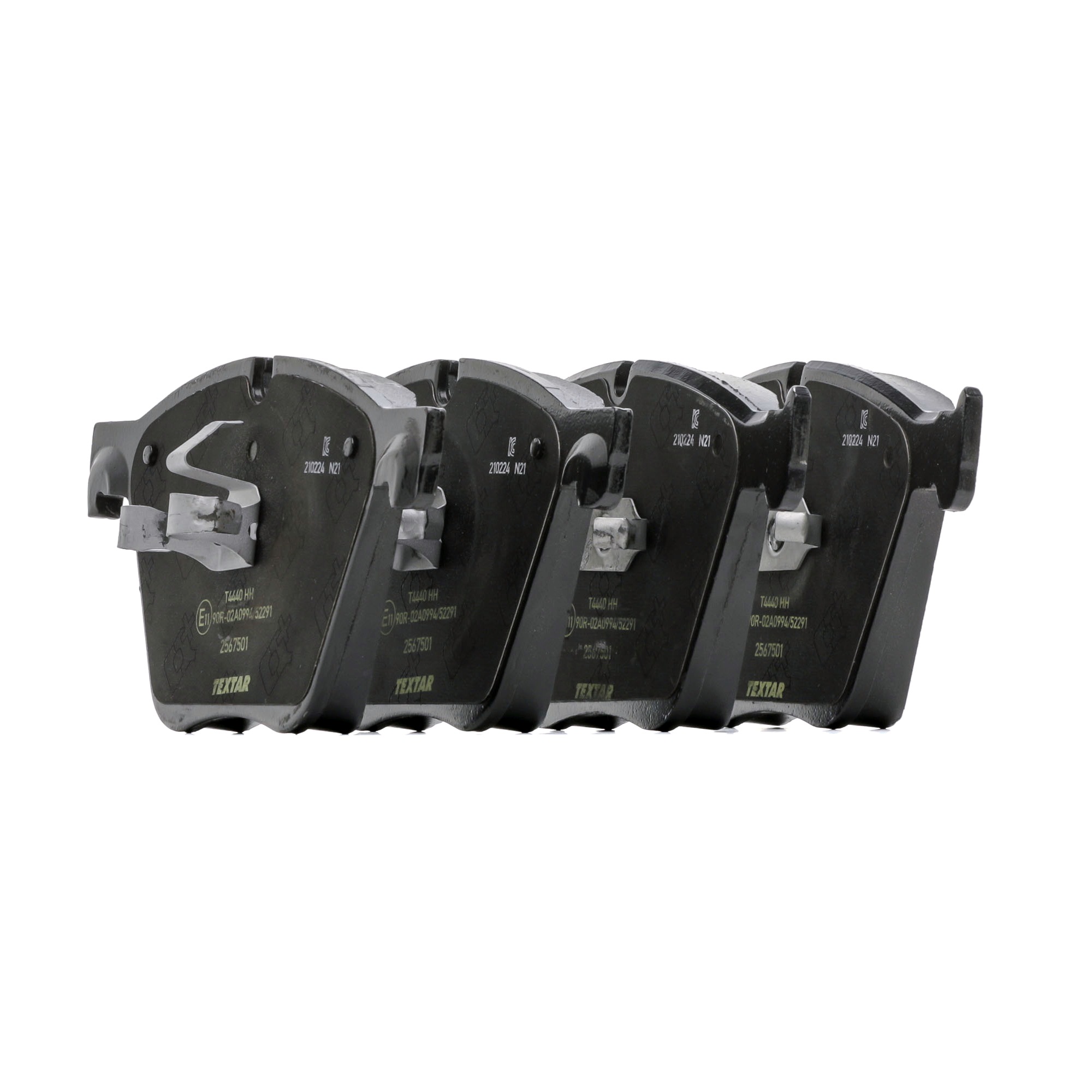 TEXTAR 2567501 Race-remblokken BMW F01 750 Li 405 Pk Benzine 2014