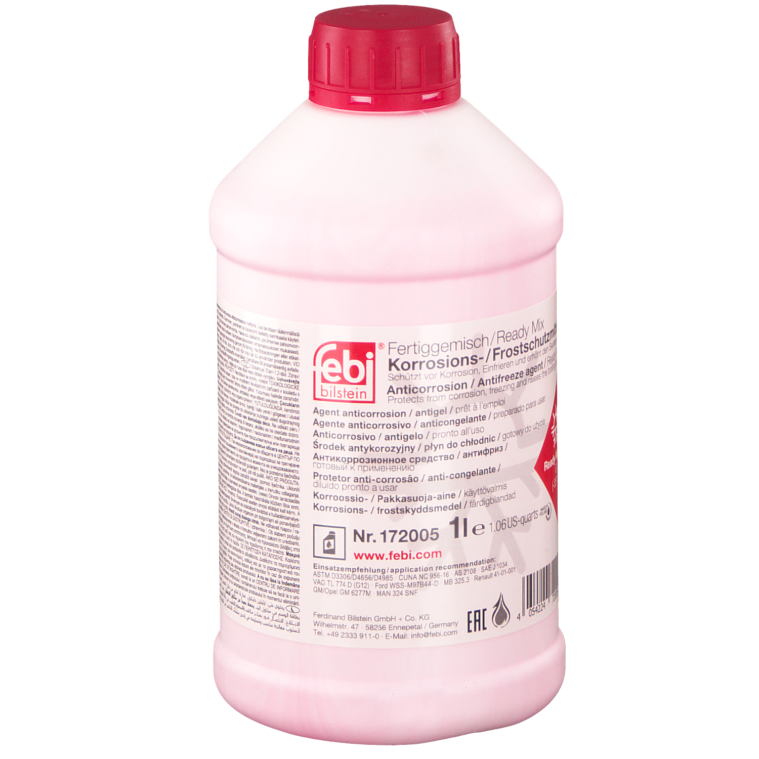 Liquide de refroidissement eau FEBI BILSTEIN VW TL 774-D évaluation