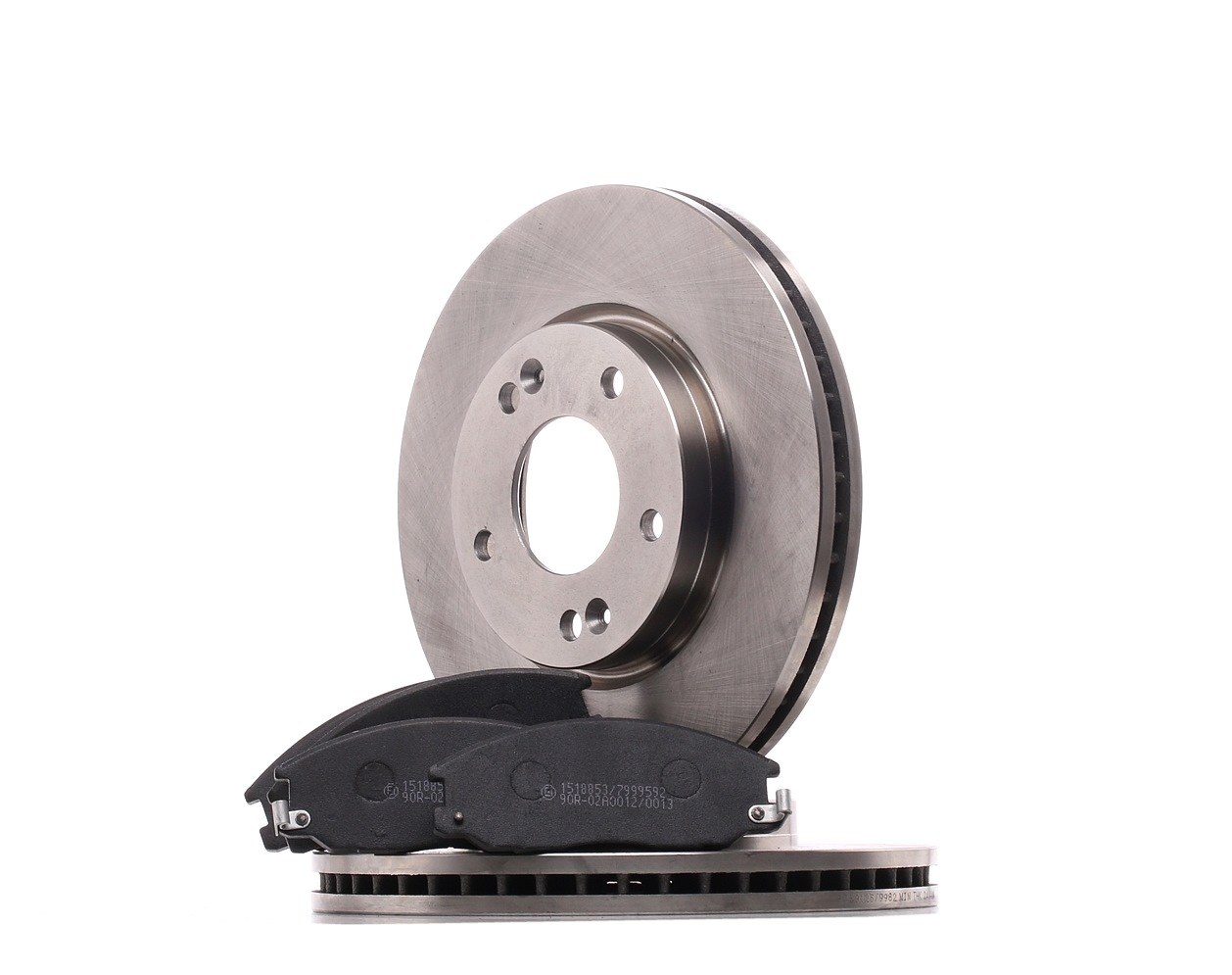 Bremsscheiben und -beläge 3405B0472 RIDEX 4813008260 OPEL, HYUNDAI, KIA, SSANGYONG, DAEWOO